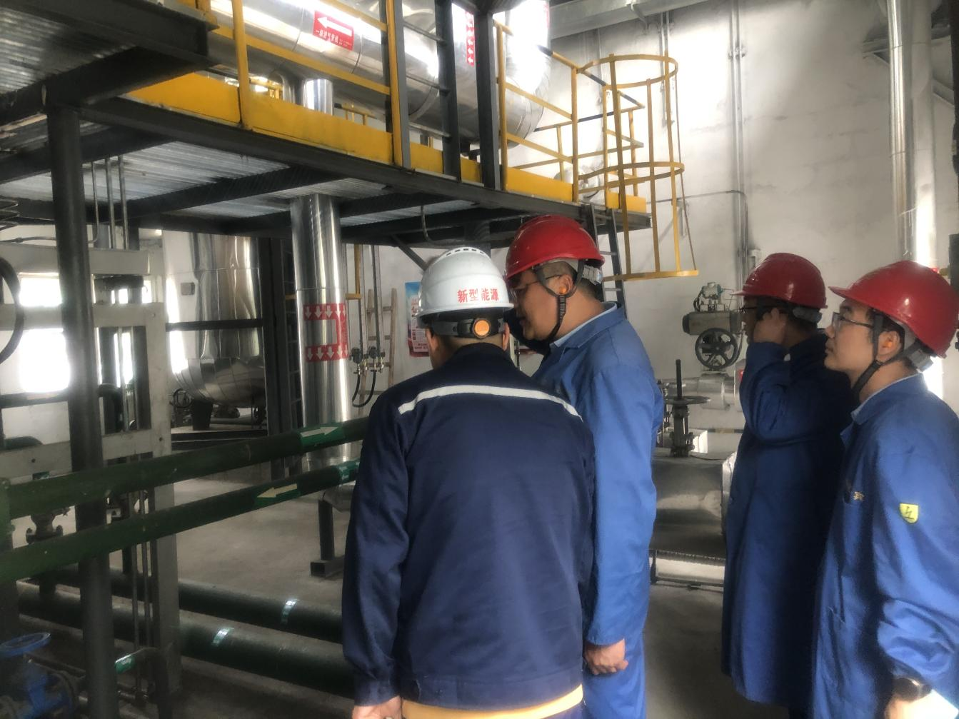 劉新成帶隊赴中泰公司、灃京公司調(diào)研指導(dǎo)